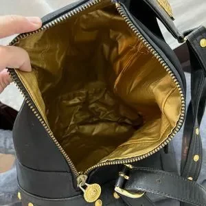 Vintage Gianni Versace Nylon and Leather Backpack